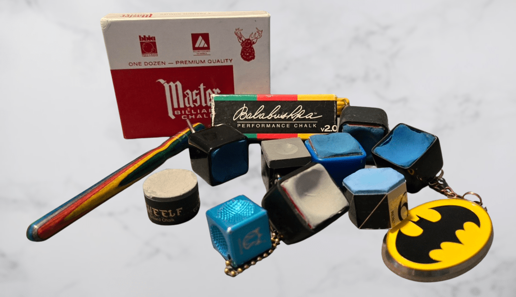 cue chalk assortment